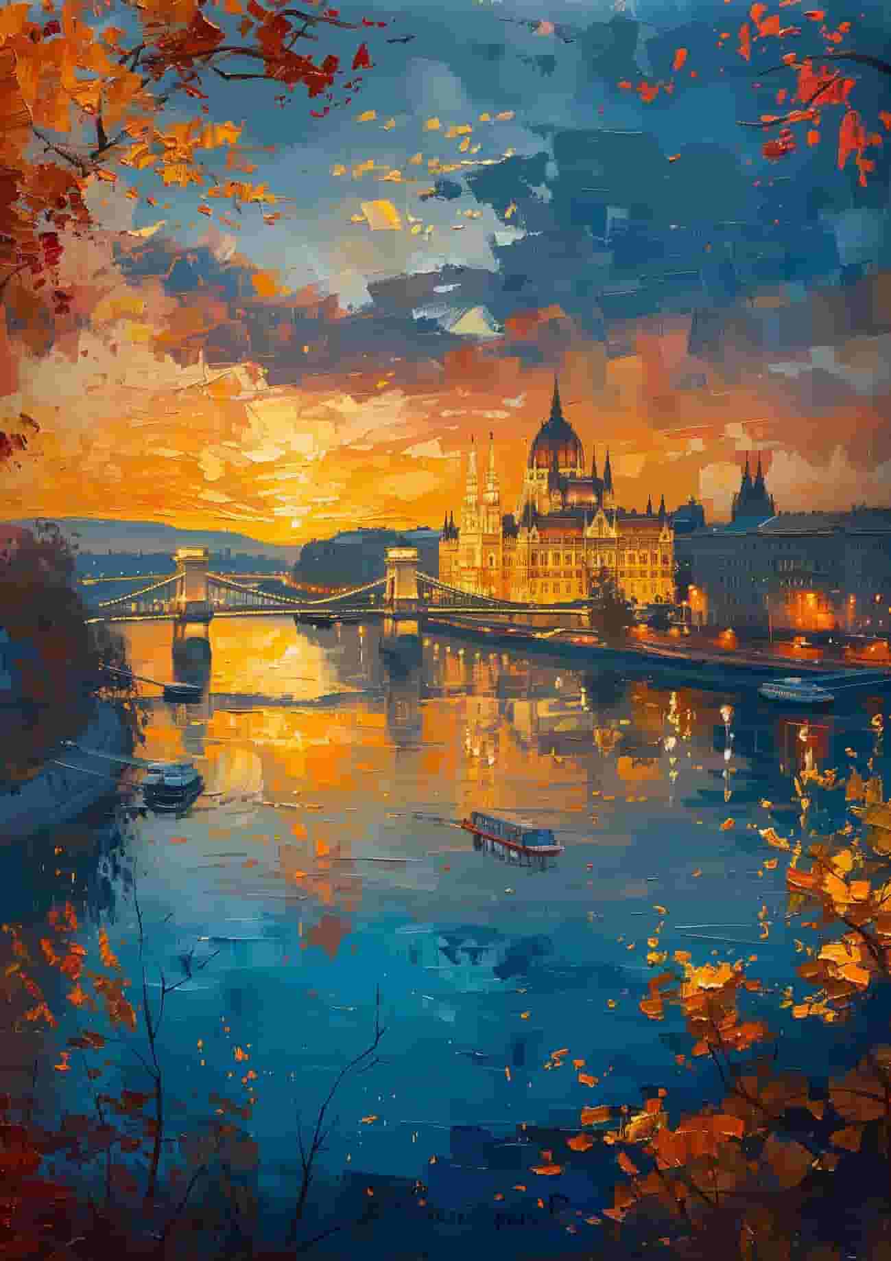 Budapest fényben tündöklő varázsa